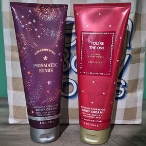 Bath & Body Works Prismatic Stars & You're The One Body Cream Duo